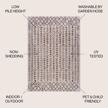 Tokay Bohemian Geometric Indoor/outdoor Area Rug